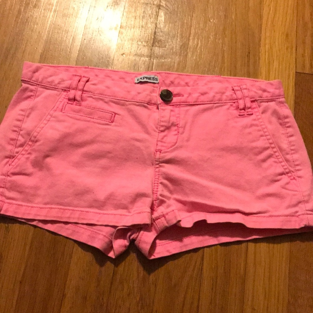 pink express shorts